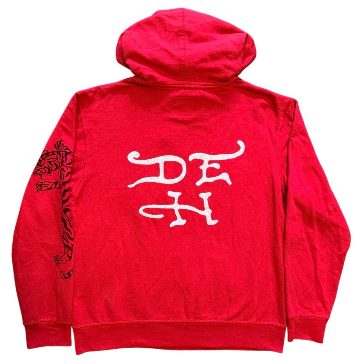 Vintage Ed Hardy New York City Hoodie Mens Size M Red Skull Eagle Tattoo Y2k — image 2 of 5